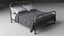 3d industrial iron bed model