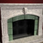3d fireplace home apartment domestic