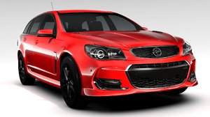 holden commodore ss 3d model