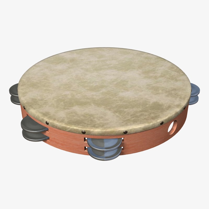 tambourine 3d model