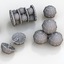 cannons medieval projectiles 3d max