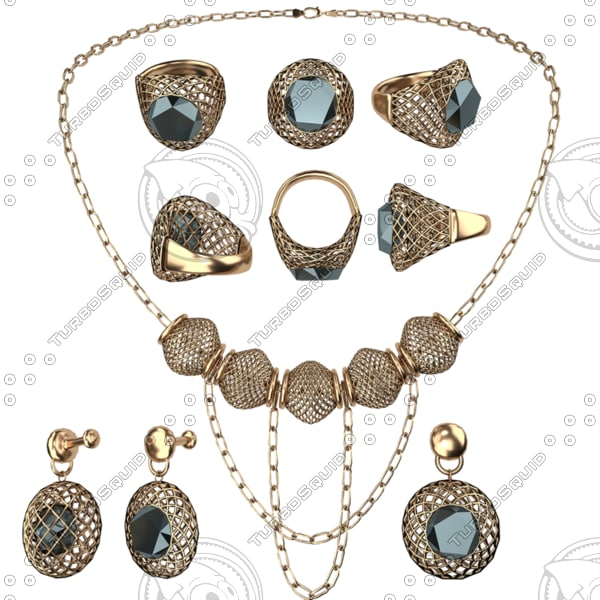Blender Jewelry Models TurboSquid