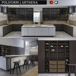 kitchen varenna arthena 3d model