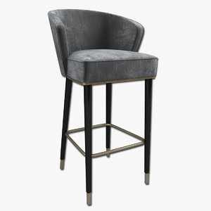 bar stool 3d model