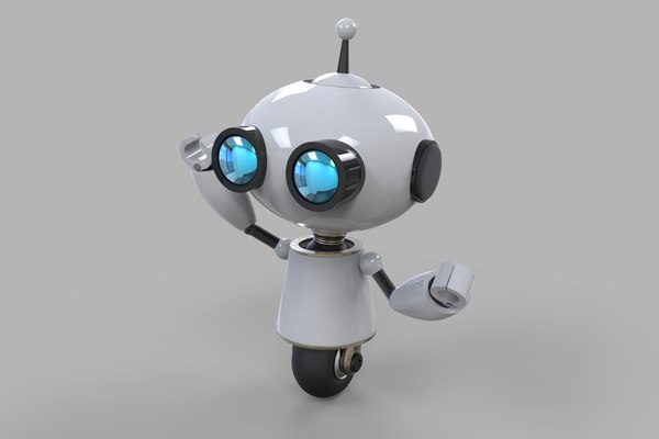 robot kyuut 3d max