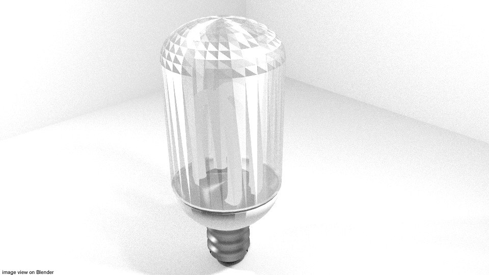 3d model bulb spread