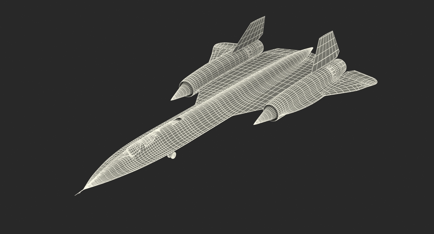 3d 3ds lockheed sr-71 blackbird