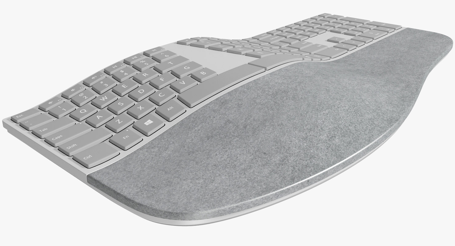 3d Model Realistic Microsoft Surface Ergonomic