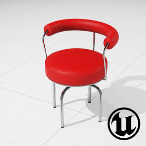 unreal lc7 swivel chair 3ds
