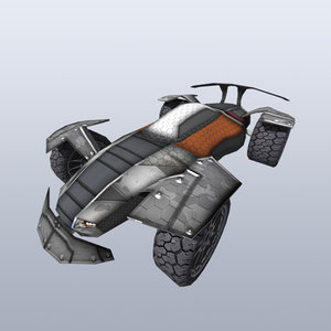 sci-fi buggy games 3d model