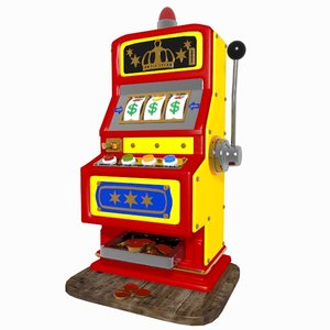 cartoon slot machine 3d model