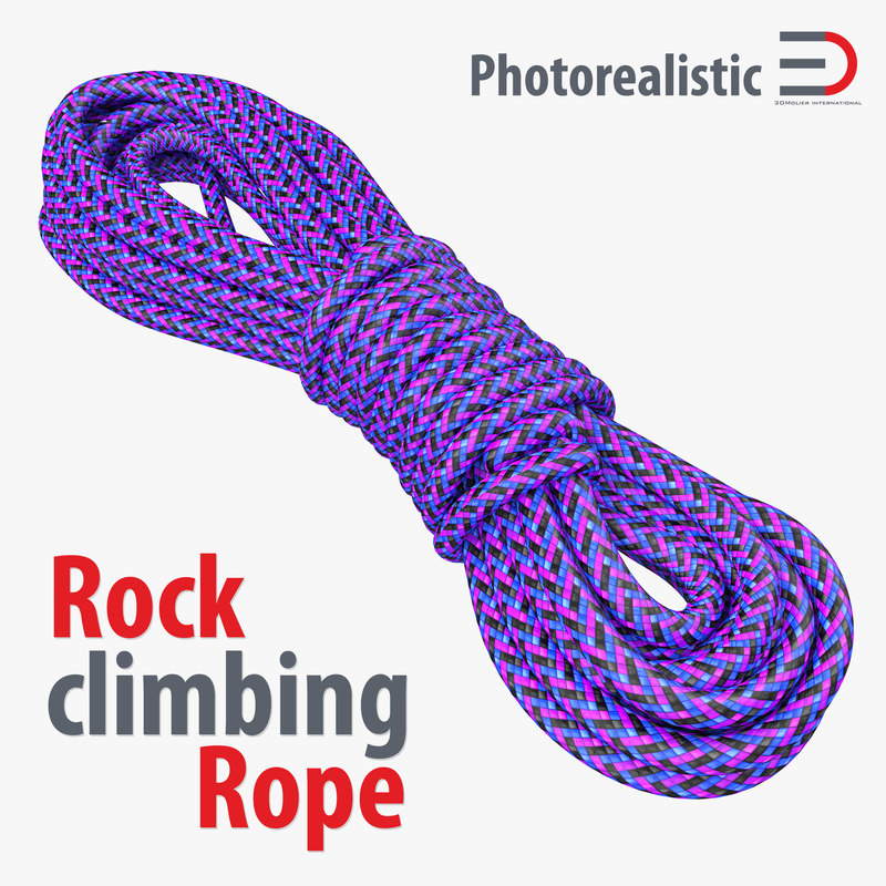 purple climbing rope