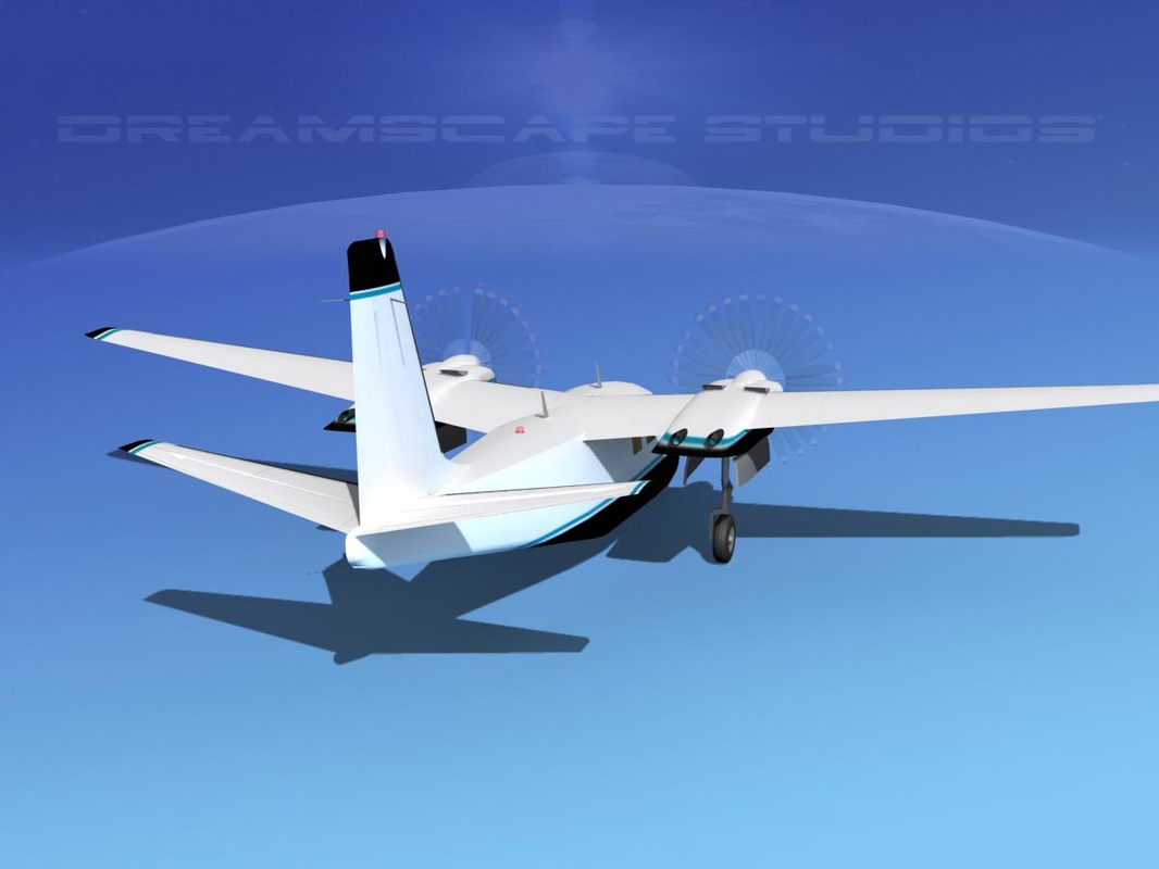 Modelo 3d Aero Commander 500 V06 Turbosquid 1088733