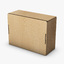 packaging box 3d obj