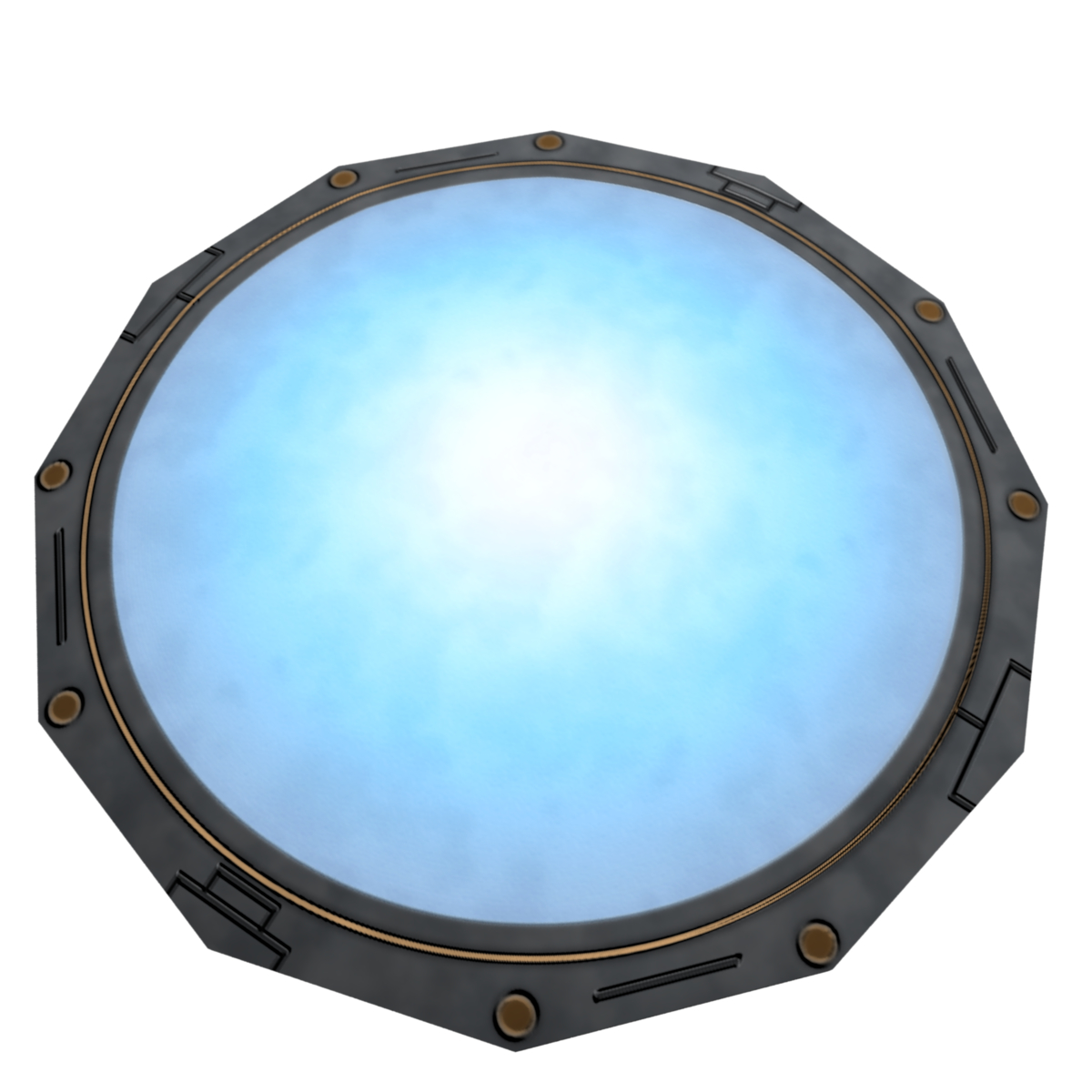 teleporter pad 3d obj