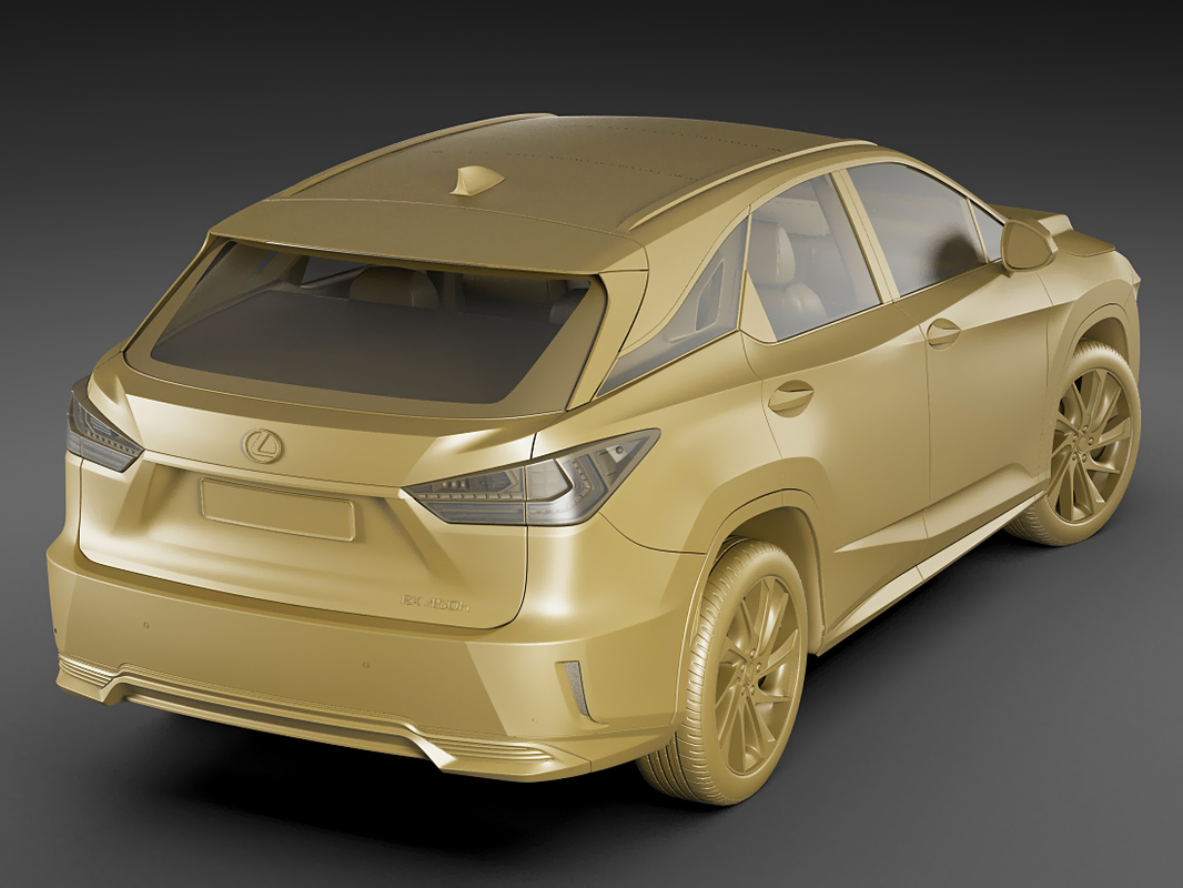 3d Model Lexus Rx 450h