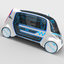 3d electric car model