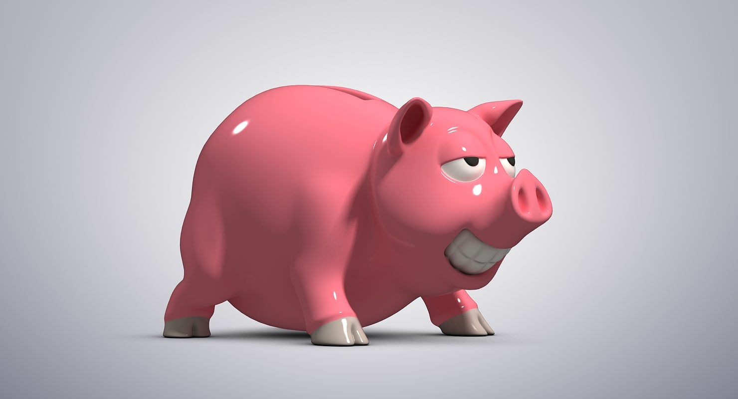 Копилка 3д модель. 3d свинья. Копилка не Pig 3d.