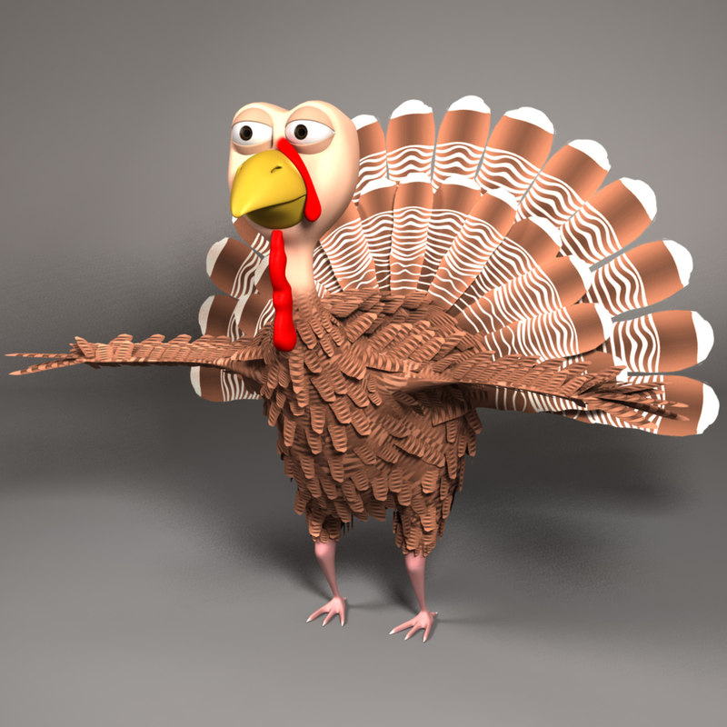 turkey 3d max