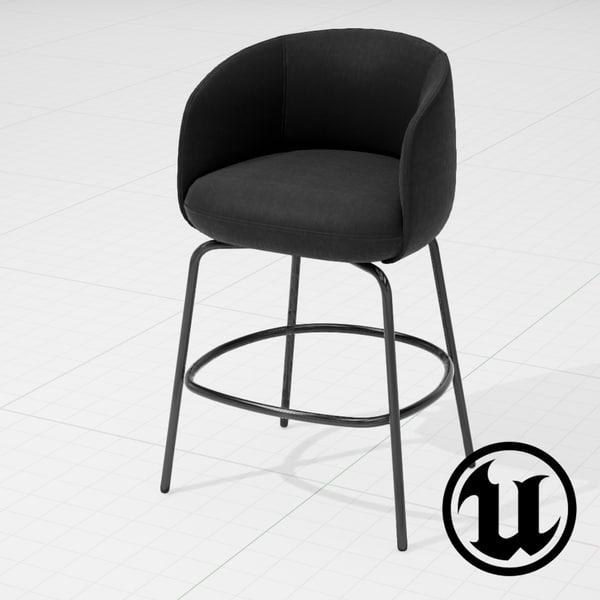 Modelo 3d Silla PlusHalle High Nest UE4 TurboSquid 1089532