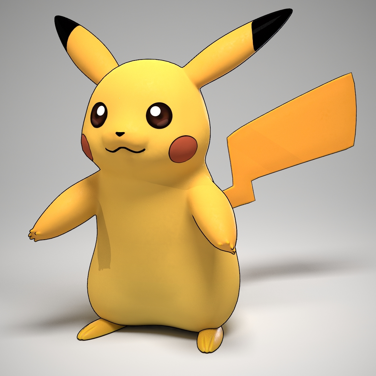 3d Model Pikachu Pokemon
