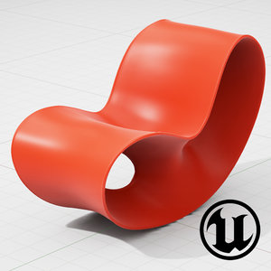 3d unreal magis voido chair model