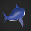 3d ready shark model