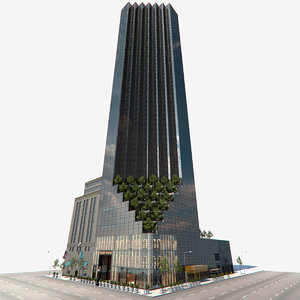trump tower new york 3d model