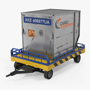 airport transport trailer bed max