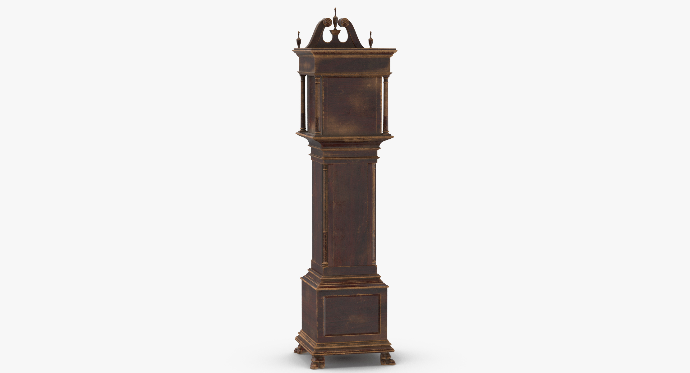 creepy grandfather clock 01 max