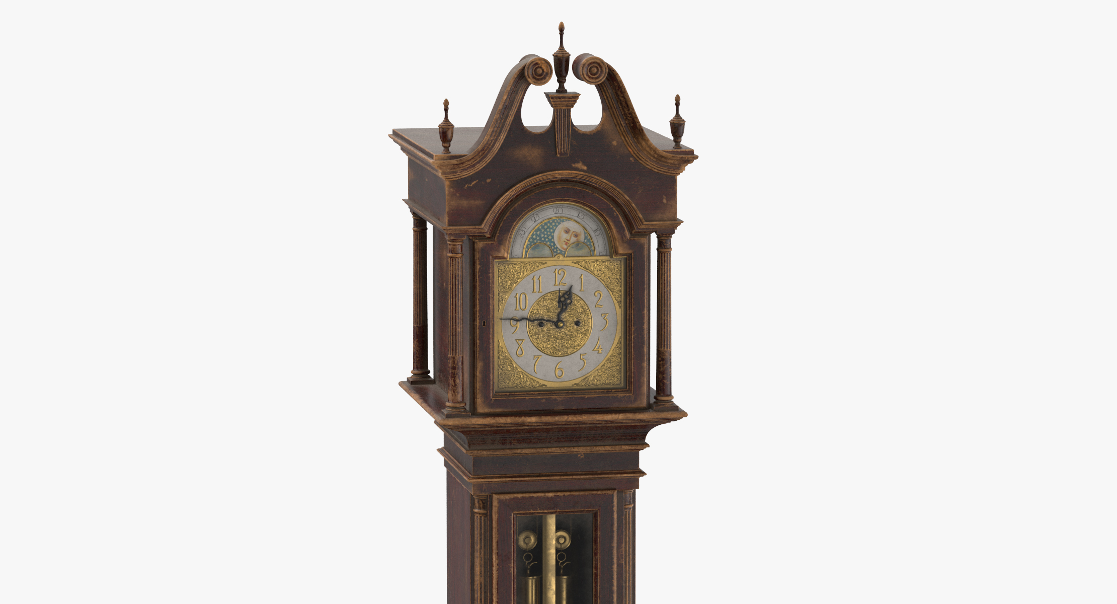creepy grandfather clock 01 max