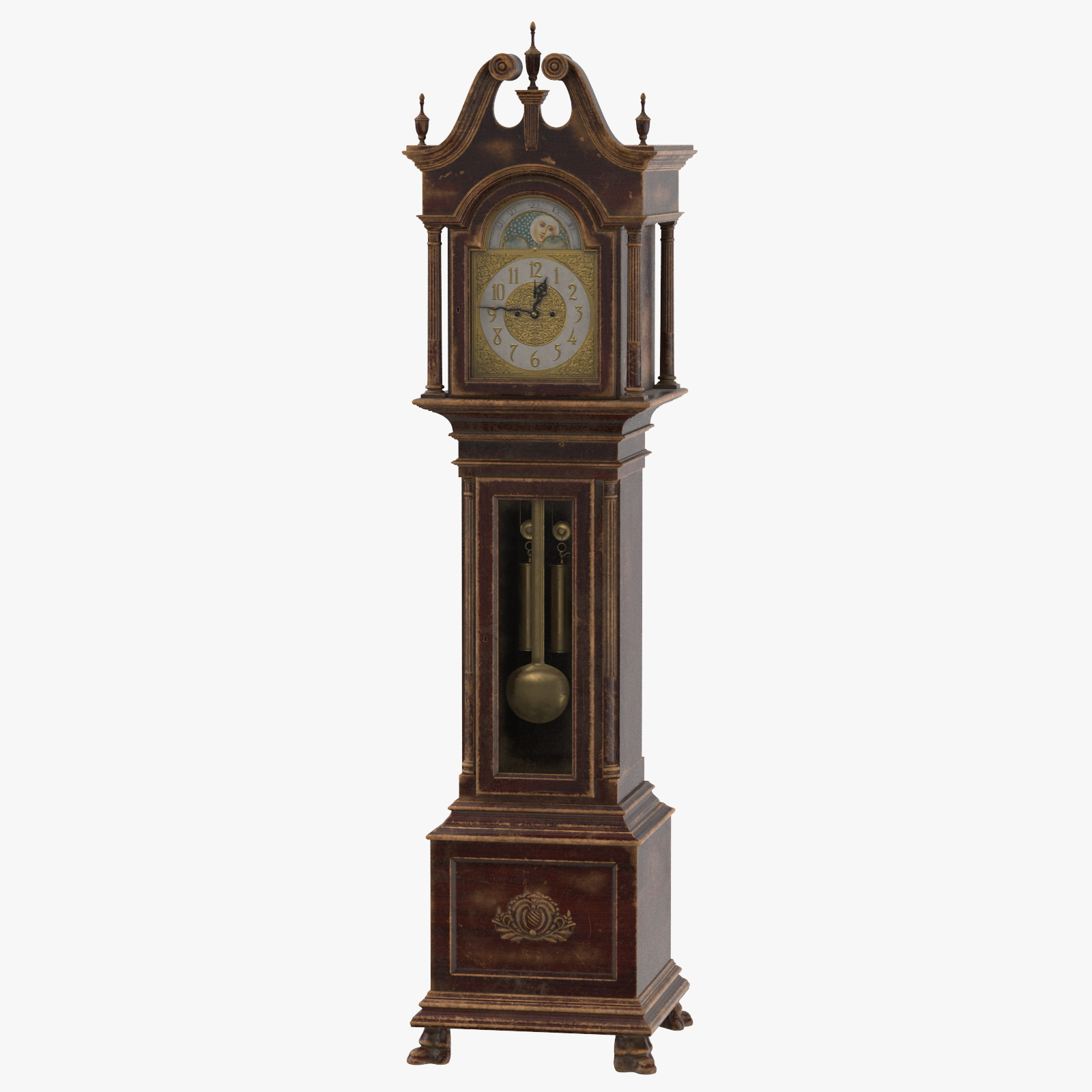 creepy grandfather clock 01 max
