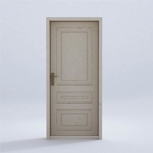 3d old door