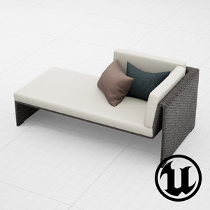 fbx dedon slimline lounge chair