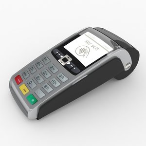 pos payment terminal 3d max