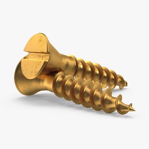 3d wood screws 1 inch model