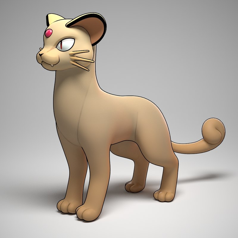 Realistic Persian Pokemon