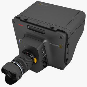 3d blackmagic studio camera model