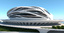 conceptual stadium 3d model