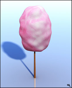 3d cotton candy