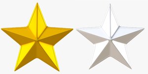 dxf golden star silver