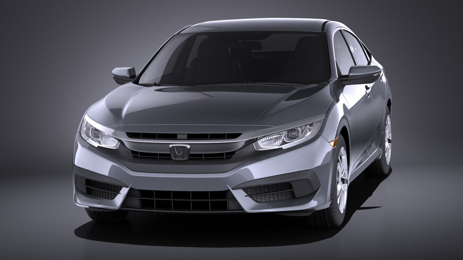 honda civic lx 3d max