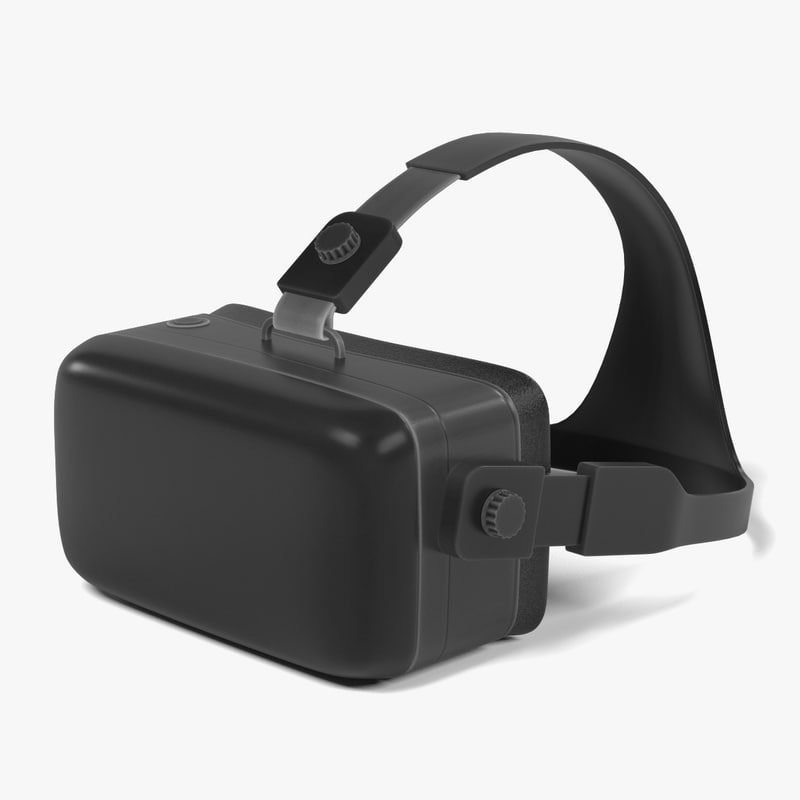 vr headset 3d model