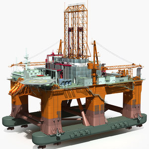 oil rig semi-submersible lwo