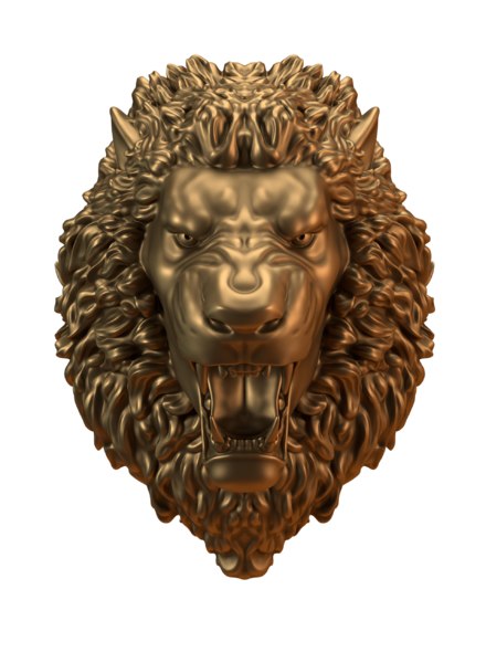 lion head obj