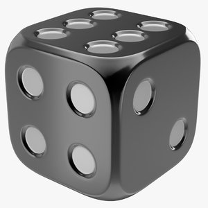 さいころ3dモデルダウンロード用 Turbosquid