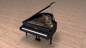 3d model grand piano