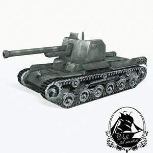 type 1 tank ho-ni 3d model