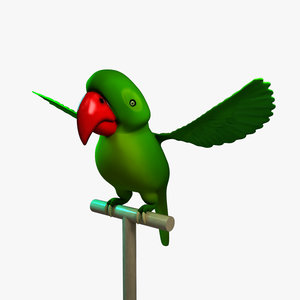 cartoon bird parrot max