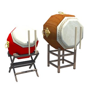 3d model of drum